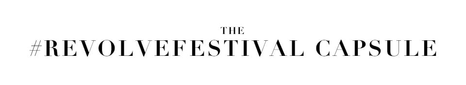 The REVOLVEfestival Capsule