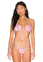 Frankies Bikinis Tia Bikini Top In Scarf Revolve