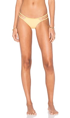 Frankies Bikinis Oceanside Bikini Bottom In Mango REVOLVE