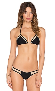 KAI LANI Mesh Bikini Top In Black Magic REVOLVE