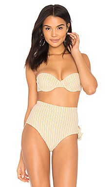 Peony Swimwear Balconette Bikini Top In Crepe REVOLVE