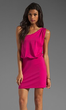 Susana Monaco Light Supplex Terry Dress In Fuchsia Revolve