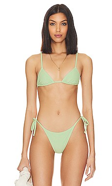 Tropic Of C Equator Bikini Top In Black Revolve