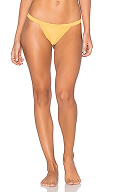 Zulu Zephyr Golden Harness Bikini Bottom In Marigold Revolve