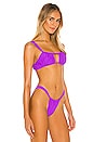 Bananhot Shell Bikini Top In Purple Revolve