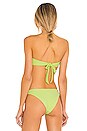 Bond Eye Palazzi Bandeau Bikini Top In Apple Cloud Revolve