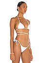 Tropic Of C X REVOLVE Long Cord Praia Bikini Top In White REVOLVE