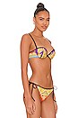 VERSACE Barocco Goddess Bikini Top In Dark Orchid Sun REVOLVE