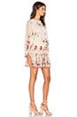 Zimmermann Sakura Embroidered Dress In Nude Floral REVOLVE