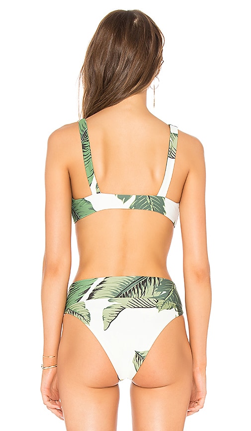 Beach Riot Grace Bikini Top In Palm Revolve