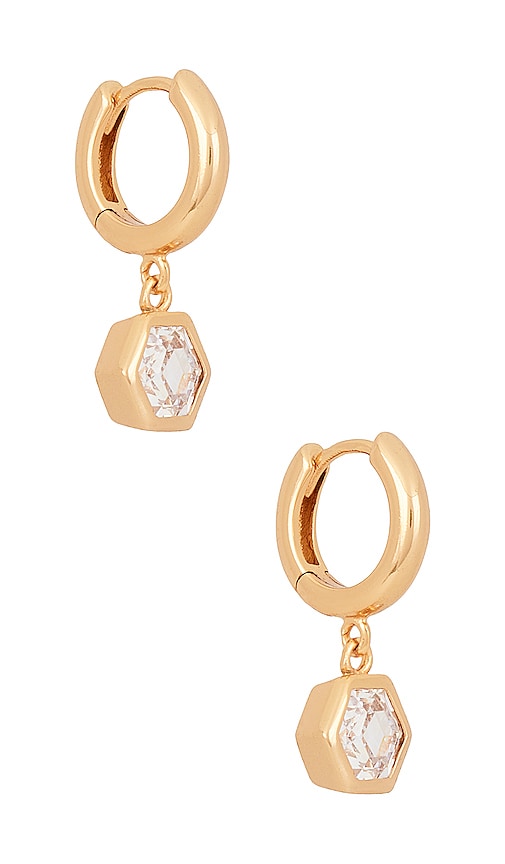 Petit Moments Honeycomb Earrings In Gold Revolve