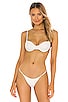 Frankies Bikinis Maggie Bikini Top In White Revolve