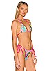 Frankies Bikinis Phillipa Shine Bikini Top In Rainbow Swirl REVOLVE