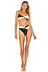 L Space Ringo Bikini Top In Black Cream Revolve