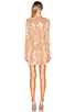 MAJORELLE Claudina Mini Dress In Blush Nude REVOLVE