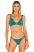 Vitamin A Neutra Bikini Top In Emerald Ecolux Revolve