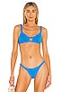 Vitamin A Lennon Bralette Bikini Top In Cerulean Blue Ecolux Revolve