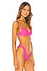 Vdm Vera Bikini Top In Neon Pink Revolve