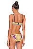 VERSACE Barocco Goddess Bikini Top In Dark Orchid Sun REVOLVE