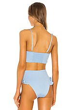 Agua Bendita X Revolve Susan Bikini Top In Blue Revolve