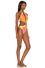 Agua Bendita X REVOLVE Tutti One Piece Bikini In Red Funky Blooms REVOLVE