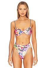 Agua Bendita X Revolve Stacy Bandeau Top In S Floral Revolve