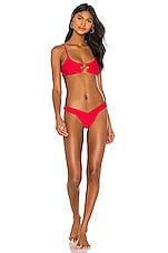 Beach Bunny Lisa Tango Bikini Bottom In Psycho Red Revolve