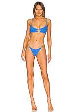 Beach Bunny Lexi Bralette Bikini Top In Snap Blue REVOLVE