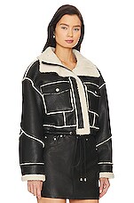 Blanknyc Faux Fur Leather Jacket In Flying Squad Revolve