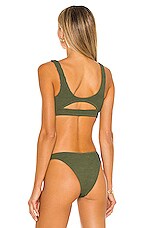 Bond Eye Sasha Crop Bikini Top In Khaki REVOLVE