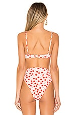 BEACH RIOT Camilla Bikini Top In Cherry REVOLVE