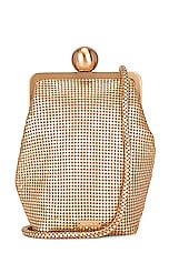 Cult Gaia Maris Mini Crossbody Bag In Brushed Brass Revolve