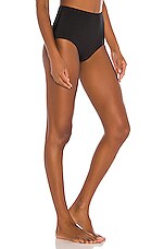 Eberjey So Solid Isla Bikini Bottom In Black Revolve