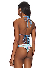 Frankies Bikinis Nick Bikini Top In Blue Daiquiri Revolve