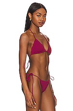 Frankies Bikinis Tiana Bikini Top In Bordeaux Revolve