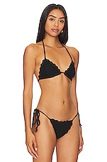 Frankies Bikinis Chloe Crochet Bikini Top In Black REVOLVE