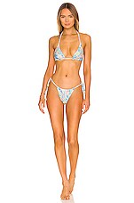 Frankies Bikinis Tia Terry Bikini Top In Sunshower REVOLVE