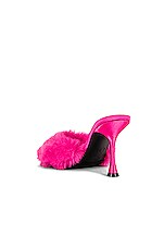 Jlo Jennifer Lopez X Revolve Bowery Faux Mink Mule In Lollipop Revolve