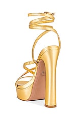 Jlo Jennifer Lopez X Revolve Jenny Sandal In Golden Revolve