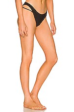 SIMKHAI Xela Peekaboo Bikini Bottom In Black REVOLVE