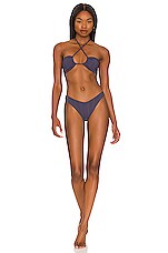 LSPACE Cabana Bitsy Bikini Bottom In Slate REVOLVE