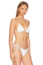 LSPACE Eyelet Brittany Bikini Top In White REVOLVE