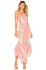 Majorelle Duchess Gown In Nude Pink Revolve