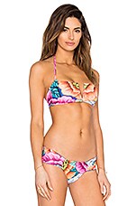 Mara Hoffman V Wire Bikini Top In Flora Blue REVOLVE