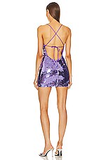 Michael Costello X REVOLVE Taja Mini Dress In Purple Sequin REVOLVE