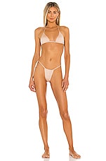 Monica Hansen Beachwear That S Vibe Bikini Top In Sand Revolve