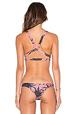 MIKOH Honolulu Sporty Strap Bikini Top In Protea Lychee REVOLVE