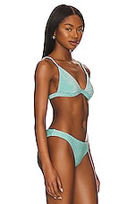 Mikoh Taga Bikini Top In Lurex Pool Revolve