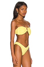 Montce Swim Tori Bikini Top In Yellow Crochet Revolve