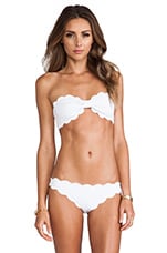 Marysia Swim Antibes Scallop Bikini In White Revolve